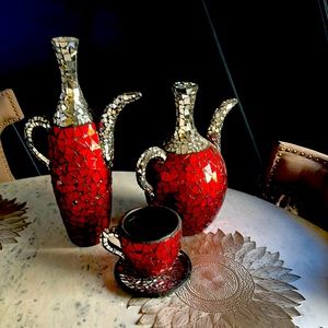 Art Mexican set of four peace